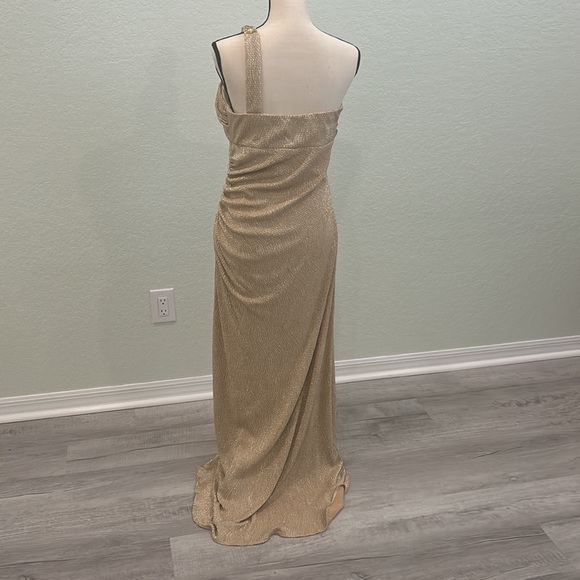 Cache gold gown dress size 12 - Picture 3 of 5